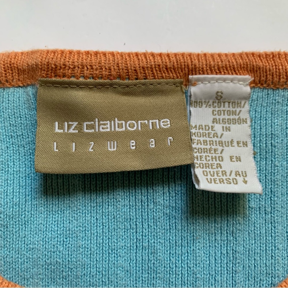 v i n t a g e :: Retro Ribbed Colorblock Knit Top - Picture 4 of 6